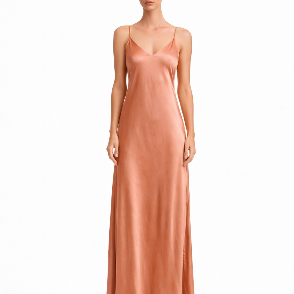 Lovers and Friends Elegant Coral Slip Dress